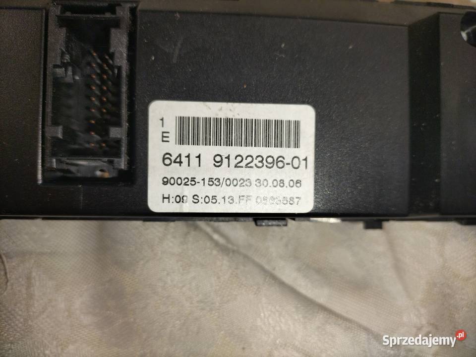 Panel sterownik klimatyzacji BMW E60 E61 Poręba