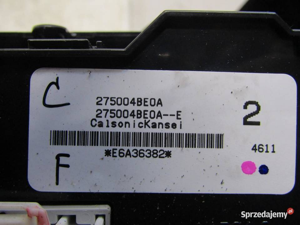 PANEL KLIMATYZACJI NAWIEWU NISSAN XTRAIL T32 osobowe