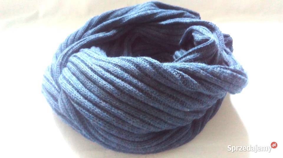 SZAL granatowy SZALIK ciemnoniebieski Duży Białystok sprzedam