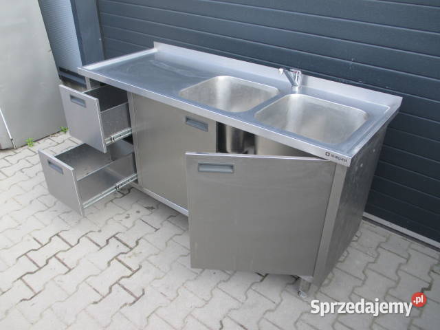 Zlew Gastronomiczny 2 Komorowy Z Drzwiami Ostrów Wielkopolski sprzedam