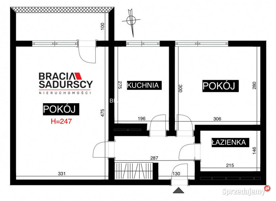 Mieszkanie na wynajem 33m 2 pokoje Kraków os Nieruchomości sprzedam