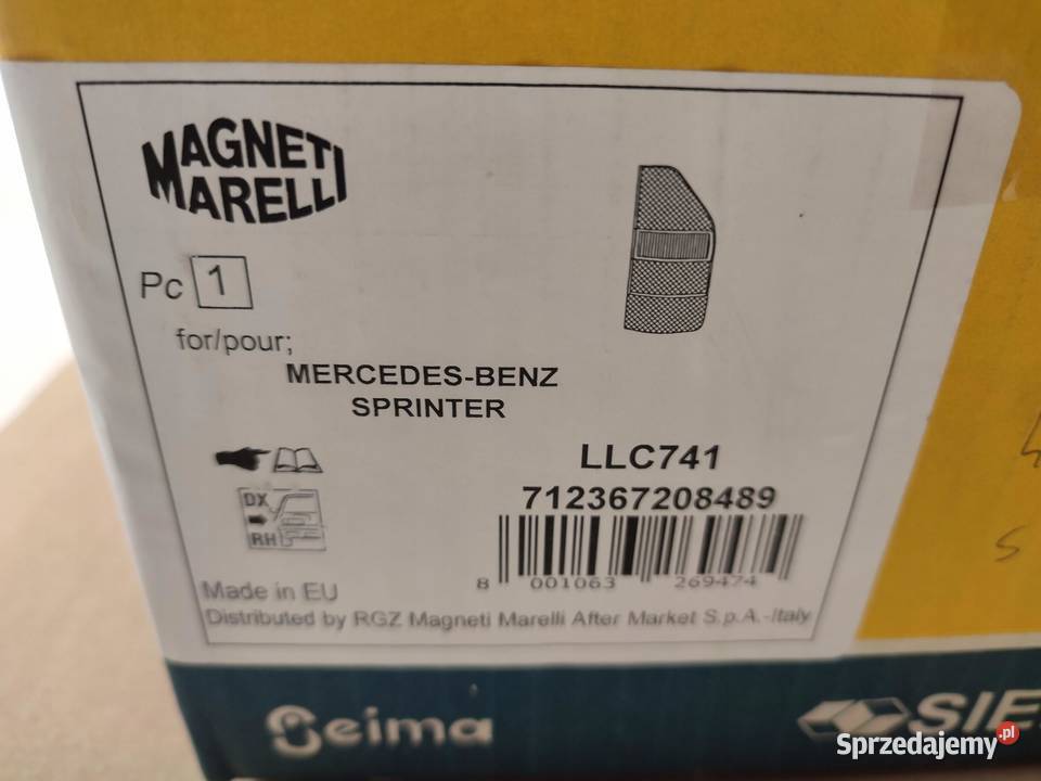 LAMPA PRAWY TYŁ MERCEDESBENZ SPRINTER 2t B901 osobowe