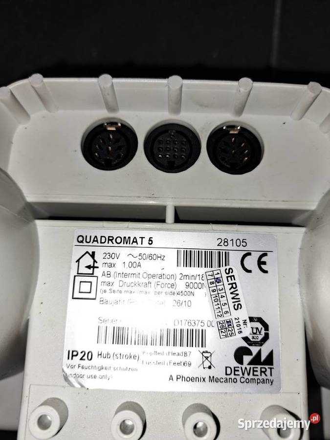 Siłownik QUADROMAT 5 28105 z pilotem Używany Warszawa