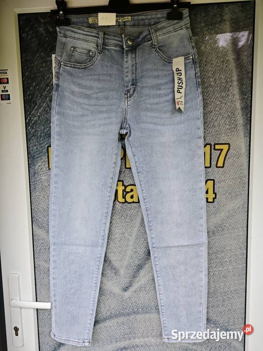 Spodnie jeansowe damskie męskie Karnice