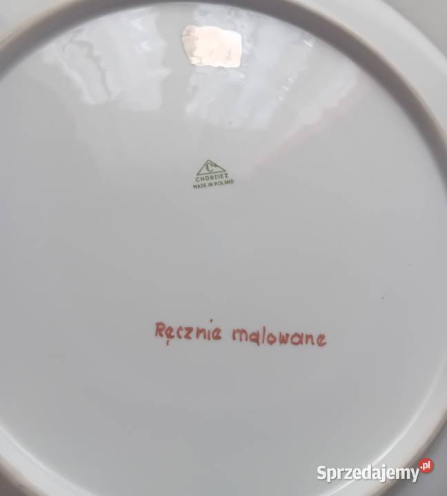 Ręcznie malowana patera Chodzież 32 średnicy Koźminek sprzedam