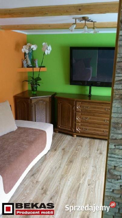Komplet Mebli Dębowych Salon 2x Komoda Witryna 325cm Łowicz