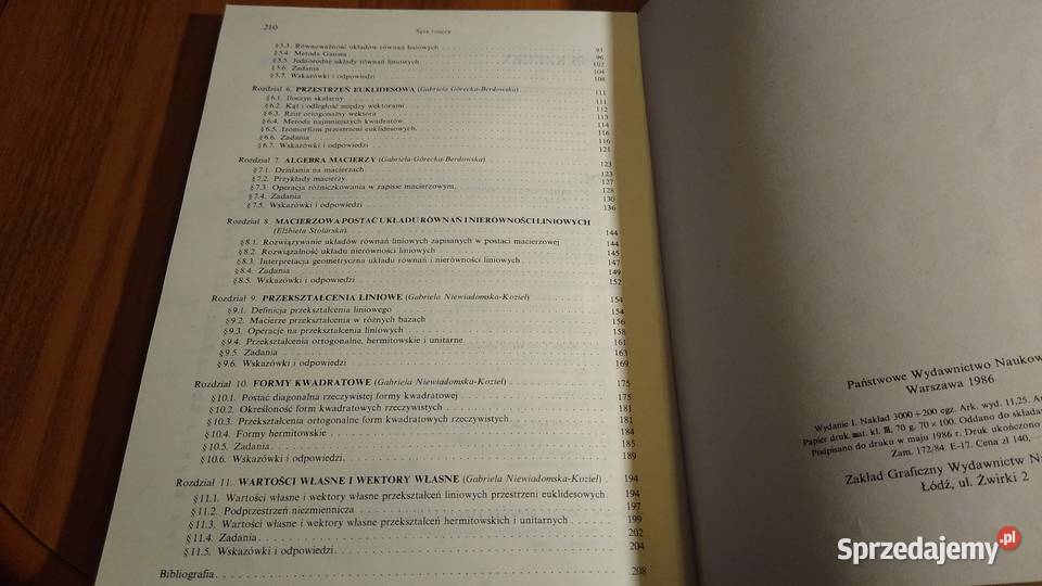 Zbiór zadań z algebry liniowej ekonometryków Książki naukowe i popularnonaukowe