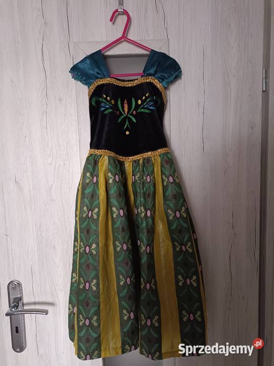 Strój karnawałowy Anna Kraina Lodu 100 pomorskie Kwidzyn sprzedam