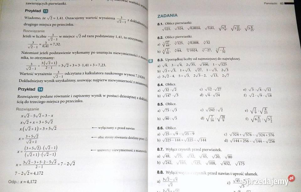 Prosto do matury 1 Matematyka M Antek K Belka