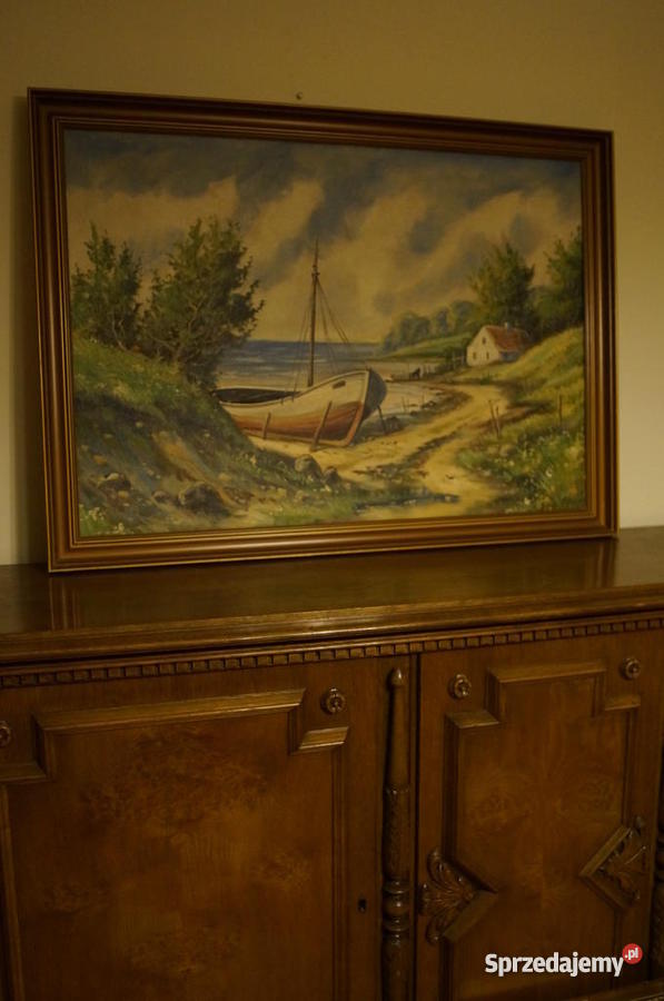 obraz pejzaż olejowy przywieziony z Dani Dekoracje i ozdoby Słupsk