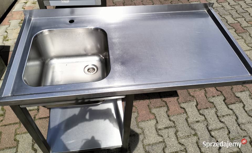 Zlew gastronomiczny jednokomorowy 120x60x85 z Słupia Kapitulna