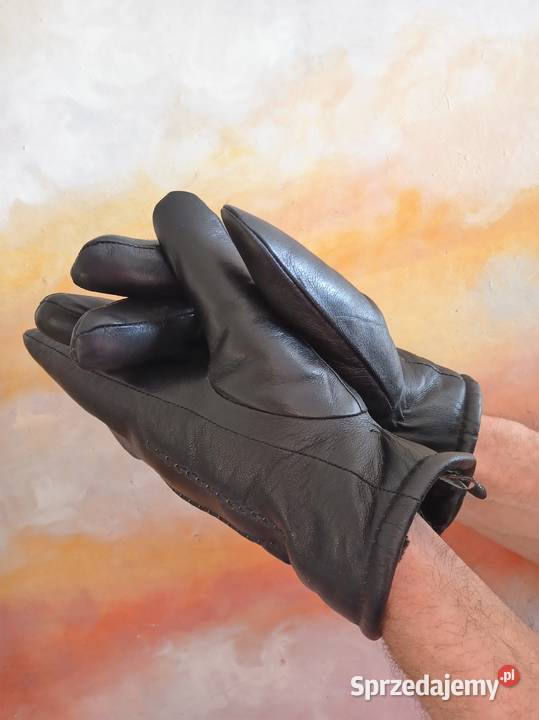 Rękawiczkin męskie skurzane na futerku Warszawa