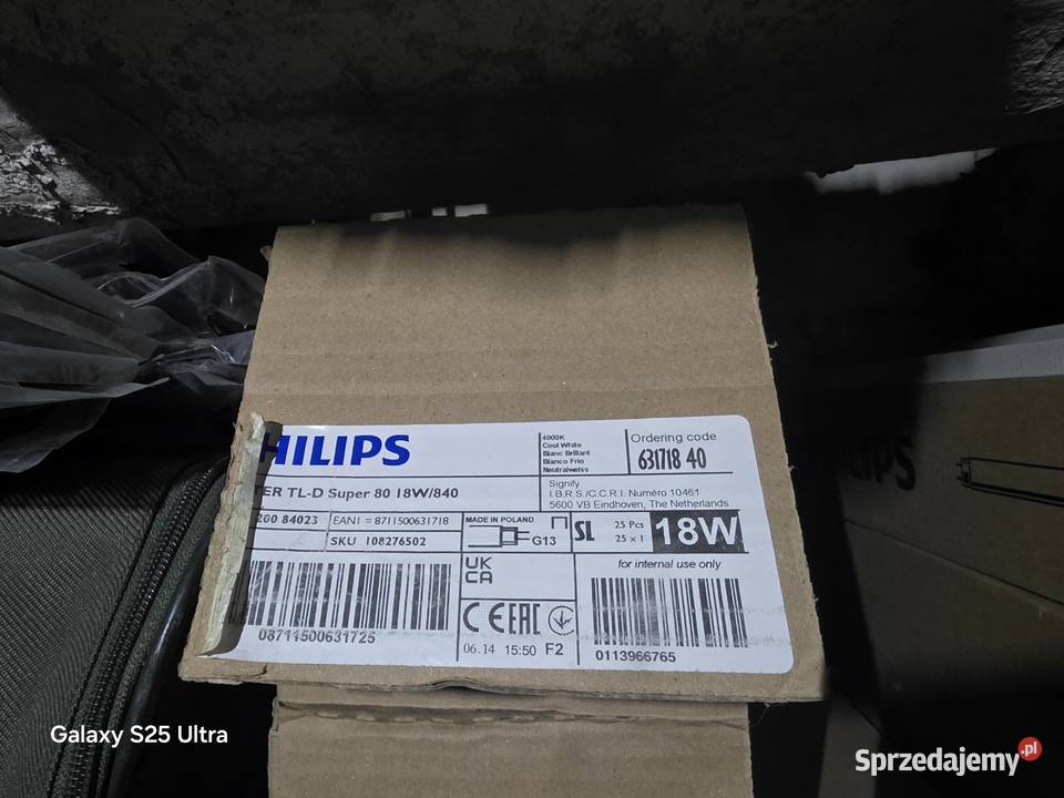 Świetlówka PHILIPS 18W 840 sprzedam