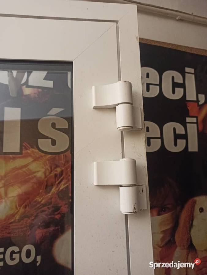 Drzwi zewnętrzne białe