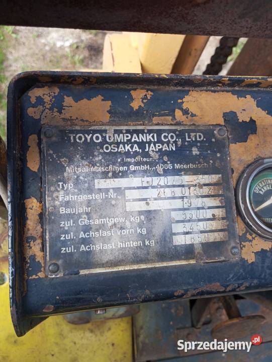 Widlak TCM sprawny diesel 35tony silnik Isuzu diesel opolskie sprzedam