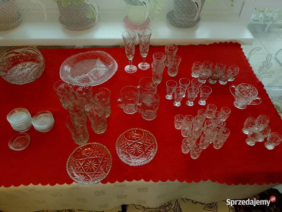 Kryształy i porcelana PRL Porcelana i szkło Myślenice