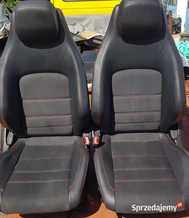 FOTEL Fotele Skóra MERCEDES CKLASA W204 Lift Radom