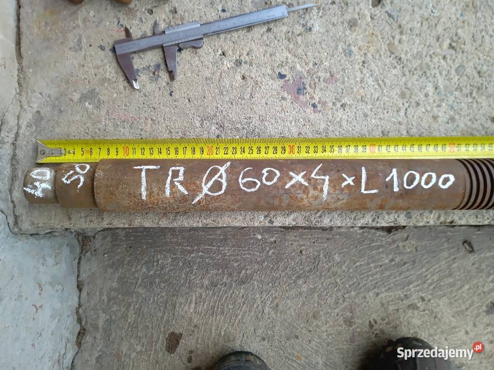 Śruba trapezowa TR 60 x 4 x L 1000 Pagorzyna