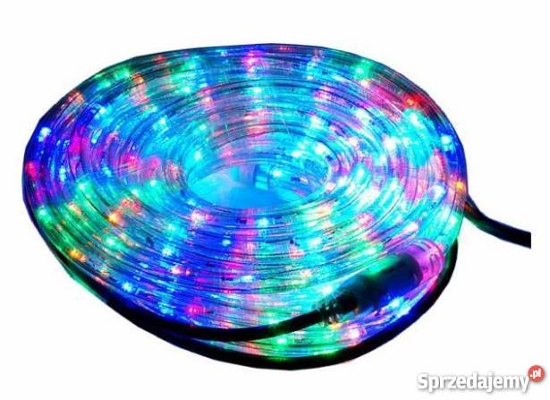 WĄŻ ŚWIETLNY LED 20 M multicolor WEW ZEW IP44 Oświetlenie Kraków sprzedam