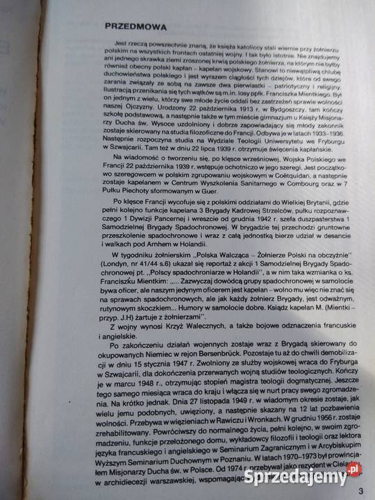 Bóg Ojczyzna pamiętnik kapelana księgarnia