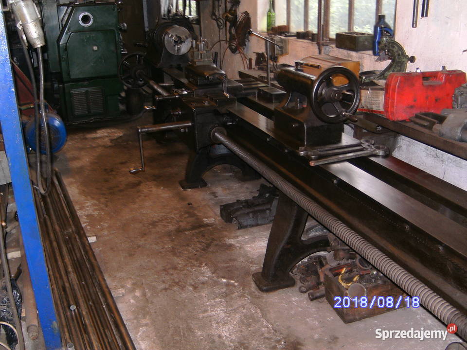 Tokarka zabytkowa duża długa SPRAWNA i ZADBANA Działoszyce