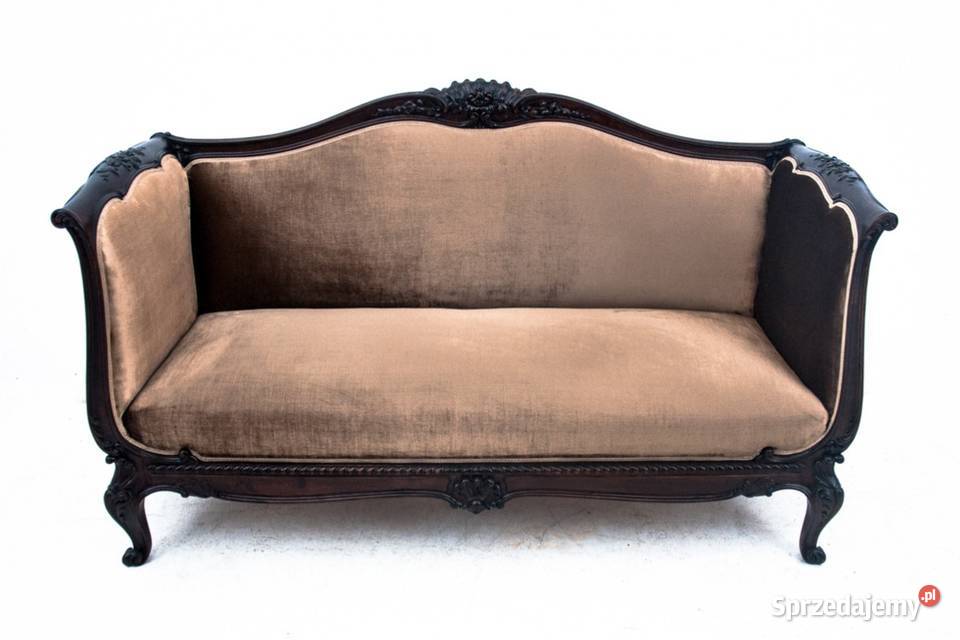 Zabytkowa sofa z końca XIX wieku Europa Północna Chorzów