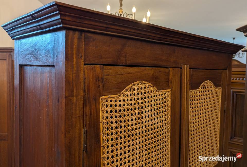 Szafabieliźniarka kolonialna rattan szer 98 śląskie Dąbrowa Górnicza