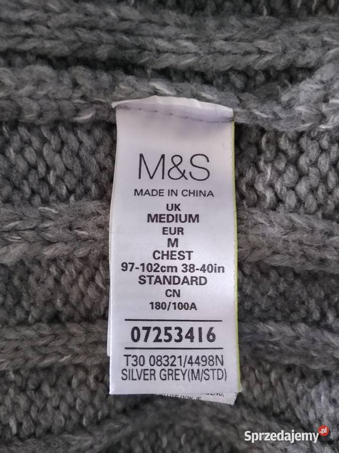 Sweter Męski Marks Spencer rozmiar M sprzedam