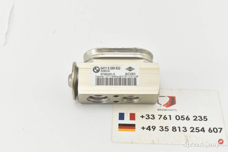 ZAWÓR ROZPRĘŻNY KLIMATYZACJI BMW 1 F20 9289832 sprzedam