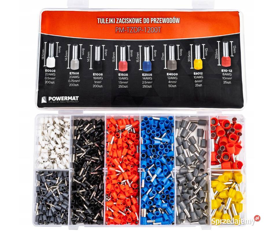 TULEJKI KOŃCÓWKI ZACISKOWE IZOLOWANE DO Katowice