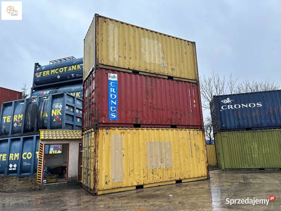 Kontener morski magazynowy budowlany 20 DV Kraków