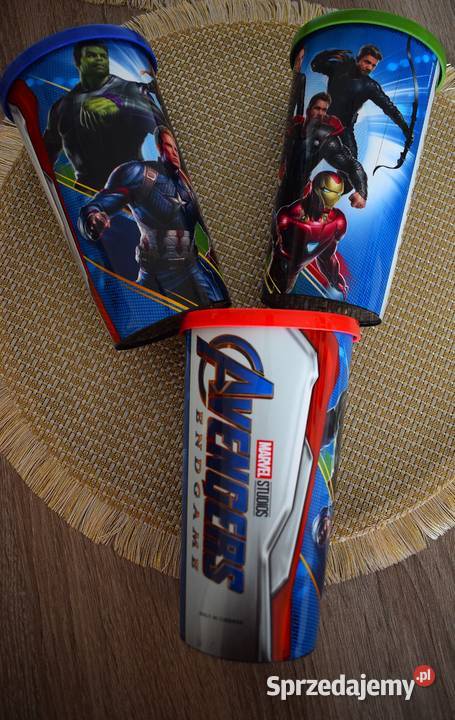 Kubki kinowe Avengers Koniec gry Endgame 3 Chełmno