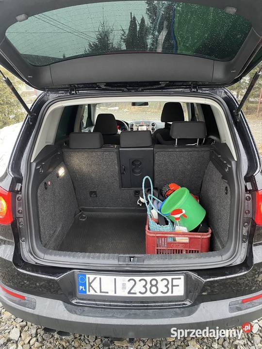VW Tiguan 5n 2008r 4x4 14tsi ciemne szyby czarny nieuszkodzony Dobra sprzedam