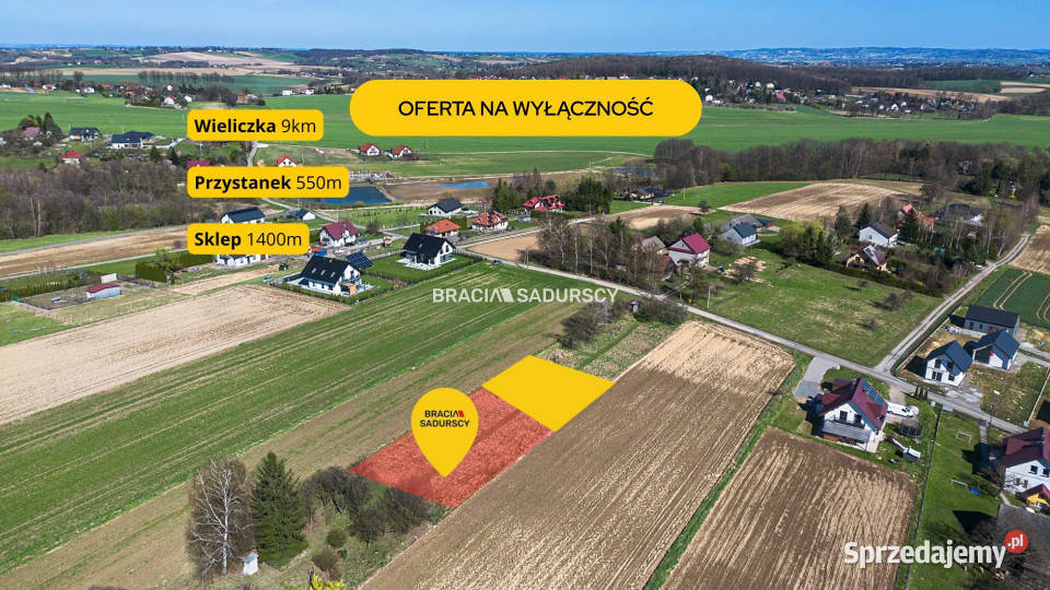 Działka 1000m2 Sławkowice 1000m2 małopolskie