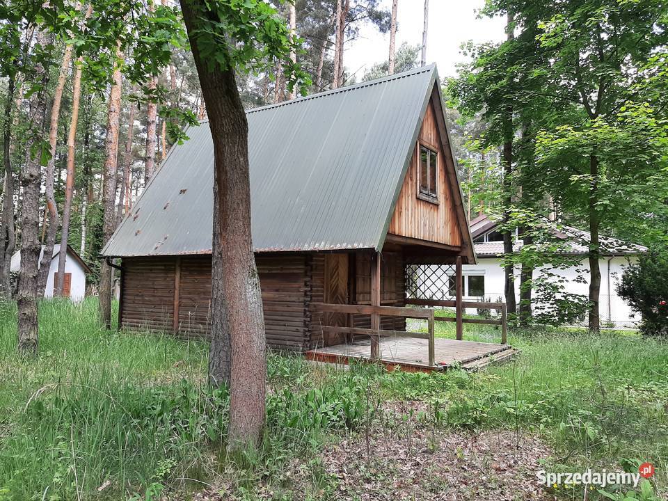 Domek drewniany letniskowy do przeniesienia Magdalenka sprzedam
