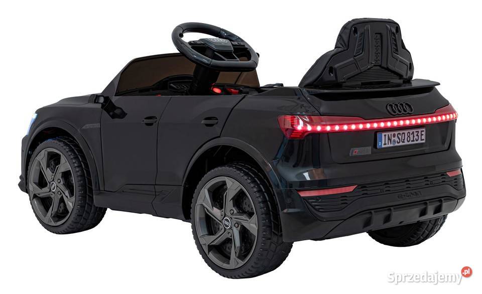 Pojazd Audi SQ8 Czarny Auto na akumulator Pojazdy elektryczne i spalinowe Łopuszno