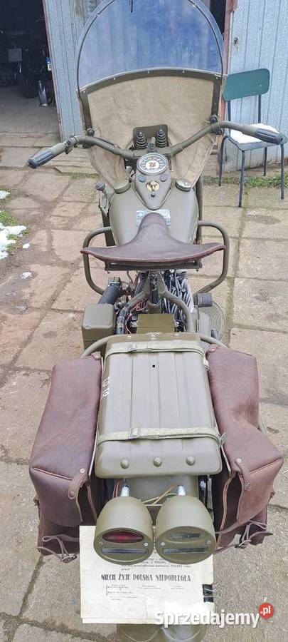 ładnie odrestaurowany harley davidson wla Kluczbork