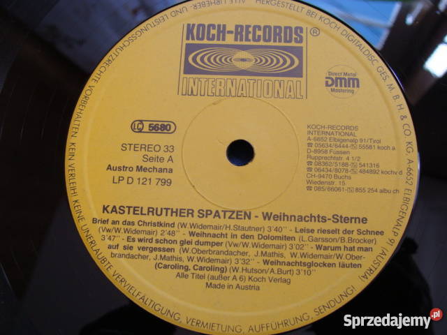 Płyta winylowa KASTELRUTHER SPATZEN Żary