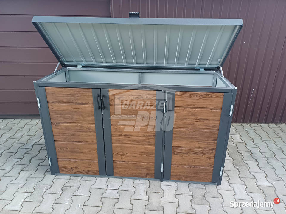 Zabudowa koszy na śmieci wiata obudowa Pozostałe Toruń