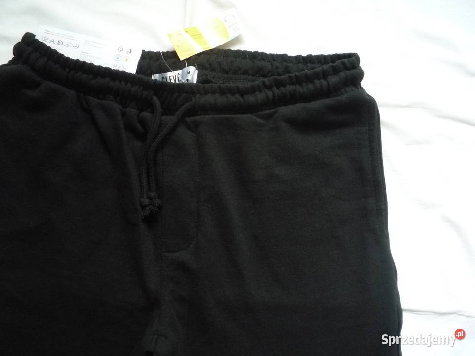 Nowe Cleve M Szorty męskie Czarne Krótkie Szczecin sprzedam