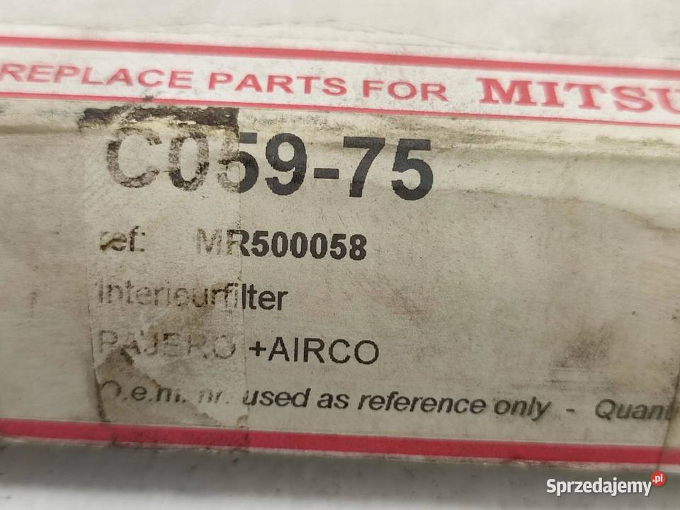 FILTR KABINOWY MITSUBISHI PAJERO III 32 DID 0006 Kabinowe lubelskie