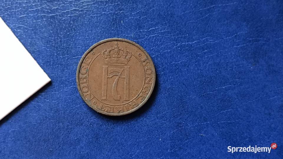 Stare monety 5 ore 1941 Norwegia Numizmatyka Lesko