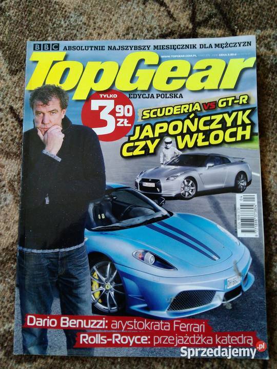 miesięcznik Top Gear kwiecień 2008 z Nissan GT-R