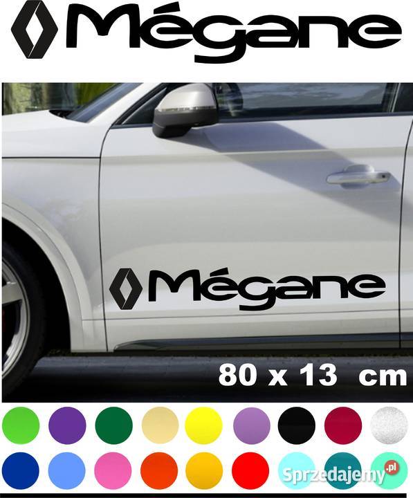 2 x Renault Megane Naklejki na bok Auta 80 sprzedam