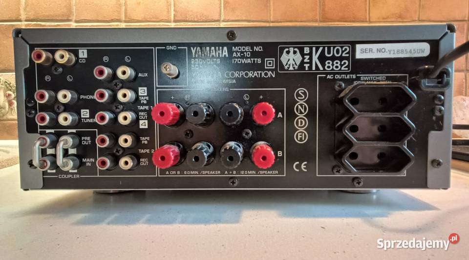 Yamaha AX10 Natural Sound Wzmacniacz stereo mazowieckie Brwinów