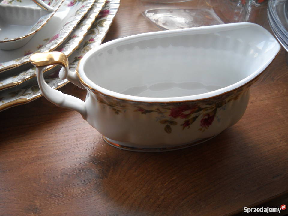 serwis obiadowy Chodzież biały Dom i Ogród Białystok sprzedam