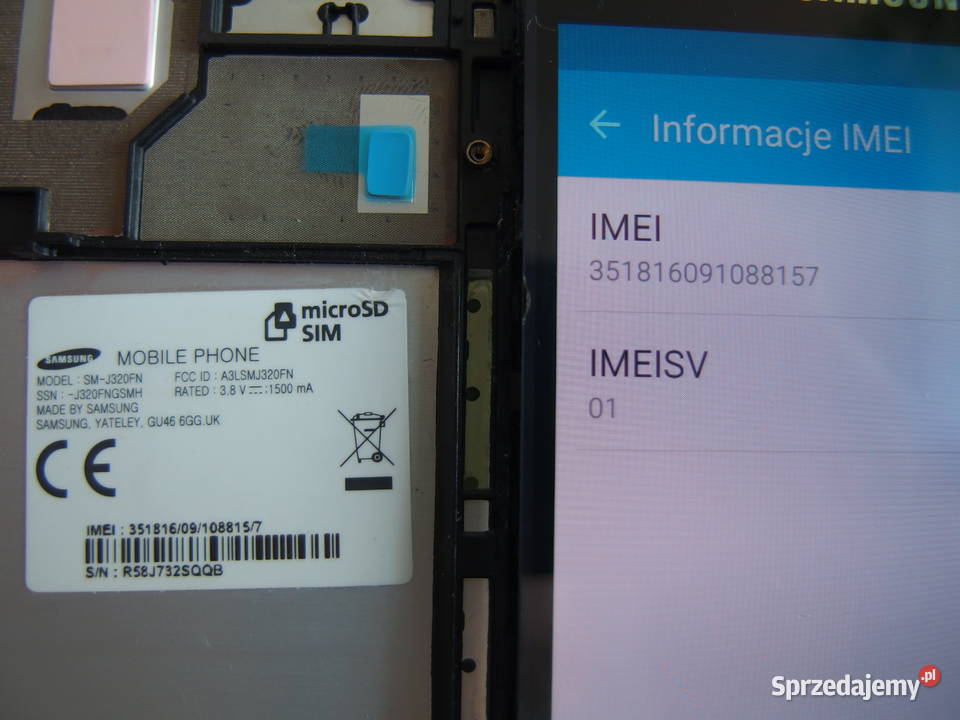 Płyta główna smartfona Samsung Galaxy J3 Mikołów