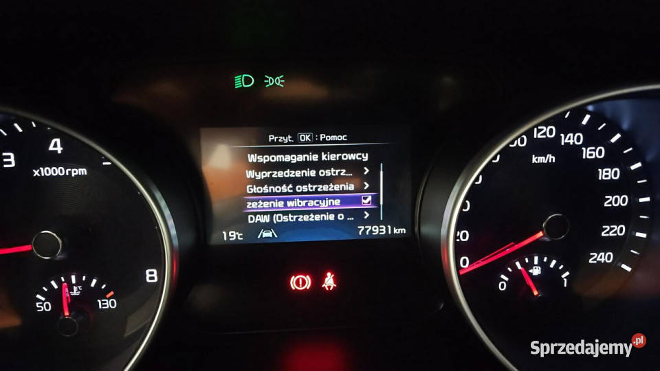 Kia Ceed 15 TGDI M Z Polskiego Salonu Faktura komputer pokładowy Warszawa