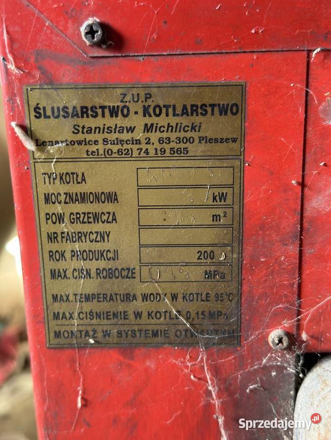 Piec na drewno węgiel