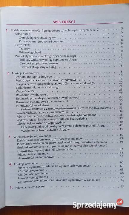 Matematyka kl 2 zbiór zadań liceum technikum